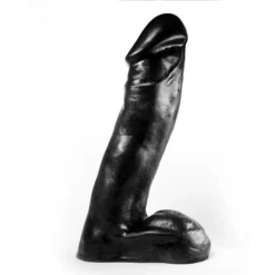 Dark Crystal - XXL Dildo 38 X 8 Cm - Zwart