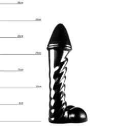 Dinoo - Dildo Irritator 29 X 7,6 Cm - Zwart -Cock & Ball Toys winkel Dinoo Dildo Irritator 29 x 76 cm zwart 4