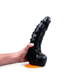Dinoo - Primal Desires Extra Grote Dildo Met Zuignap Bronto - Zwart -Cock & Ball Toys winkel Dinoo Primal Desires Extra Grote Dildo met Zuignap Bronto zwart 3