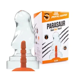 Dinoo - Primal Desires Extra Grote Dildo Met Zuignap Parasaur - Transparant