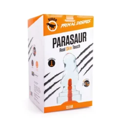 Dinoo - Primal Desires Extra Grote Dildo Met Zuignap Parasaur - Transparant -Cock & Ball Toys winkel Dinoo Primal Desires Extra Grote Dildo met Zuignap Parasaur transparant 5