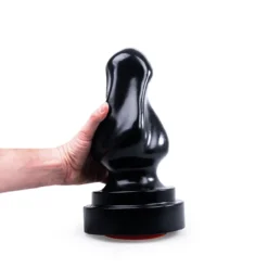 Dinoo - Primal Desires Extra Grote Dildo Met Zuignap Parasaur - Zwart -Cock & Ball Toys winkel Dinoo Primal Desires Extra Grote Dildo met Zuignap Parasaur zwart 3