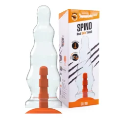 Dinoo - Primal Desires Extra Grote Dildo Met Zuignap Spino - Transparant