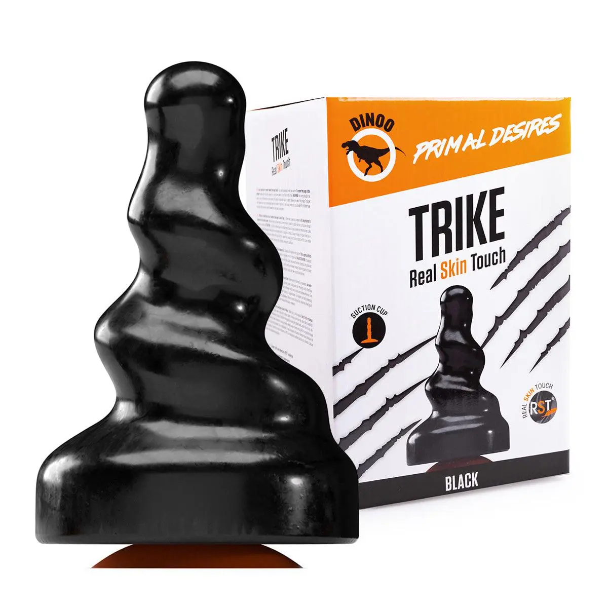 Dinoo - Primal Desires Extra Grote Dildo Met Zuignap Trike - Zwart 1 Dinoo - Primal Desires Extra Grote Dildo Met Zuignap Trike - Zwart