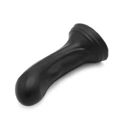 Dinoo - XXL Anaal Dildo Met Kromming Van TPE - Zwart -Cock & Ball Toys winkel Dinoo XXL Anaal Dildo met kromming van TPE zwart 7