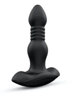 Dorcel - Deep Stormer Stotende Buttplug Met Afstandsbediening - Zwart
