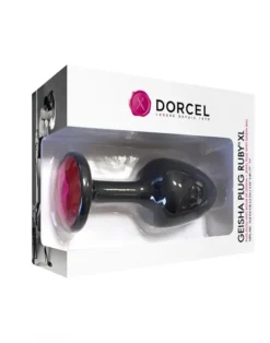 Dorcel - Geisha Buttplug Met Bewegende Metalen Balletjes En Paars Kristal - Maat L -Cock & Ball Toys winkel Dorcel Geisha Buttplug met bewegende metalen balletjes en paars kristal Maat L 4