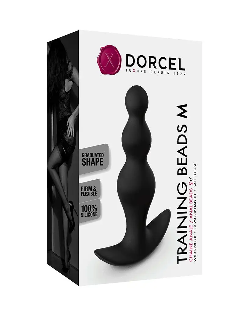 Dorcel - Training Beads Geribbelde Buttplug 2 Dorcel - Training Beads Geribbelde Buttplug - Afbeelding 2