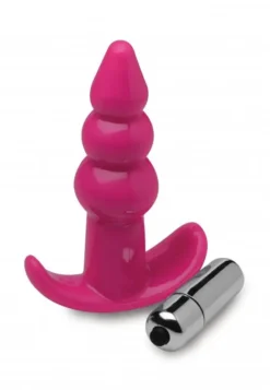 Frisky - Bubbling Vibrerende Anaalplug Met Ribbels - Roze -Cock & Ball Toys winkel Frisky Bubbling Vibrerende Anaalplug Met Ribbels Roze 3