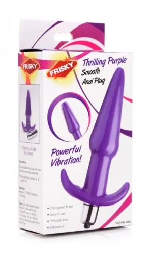 Frisky - Smooth Vibrerende Anaalplug - Paars 4 Frisky - Smooth Vibrerende Anaalplug - Paars - Afbeelding 4