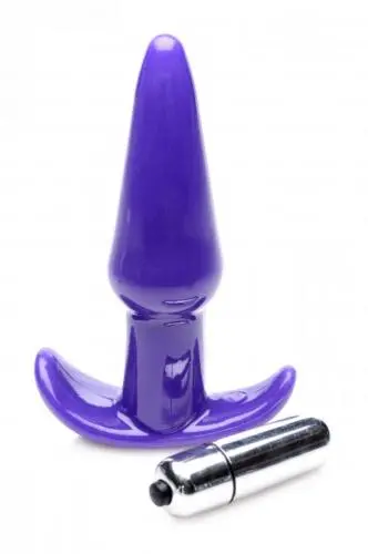 Frisky - Smooth Vibrerende Anaalplug - Paars 1 Frisky - Smooth Vibrerende Anaalplug - Paars