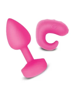 G-Vibe - G-kit Met Gring Vinger Vibrator En Gplug Vibrerende Buttplug - Roze