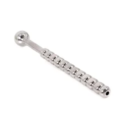 Kiotos Steel Geribbelde Penisplug RVS Adamo