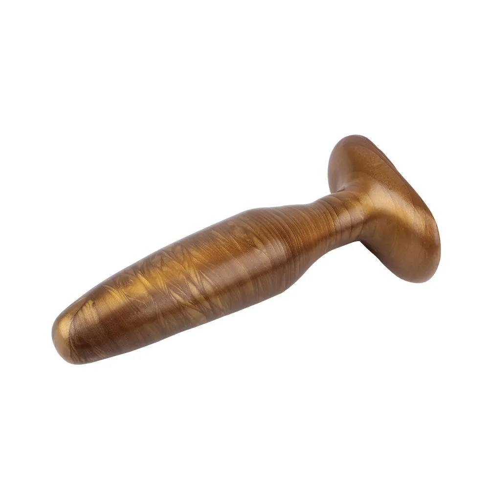 CHISA Gold Gouden Buttplug Hiny Rod - Goud 2 CHISA Gold Gouden Buttplug Hiny Rod - Goud - Afbeelding 2