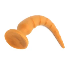 Gold Play By Kiotos Gold Play - Soft Liquid Siliconen Anaal Dildo Rex - Goud -Cock & Ball Toys winkel Gold Play Soft Liquid Siliconen Anaal Dildo REX goud 5