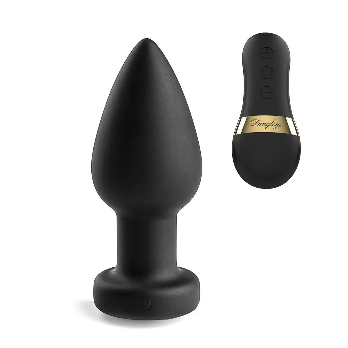 Lang Loys Grote Vibrerende Buttplug Met Remote Control En Gekleurde LED Verlichting 1 Lang Loys Grote Vibrerende Buttplug Met Remote Control En Gekleurde LED Verlichting