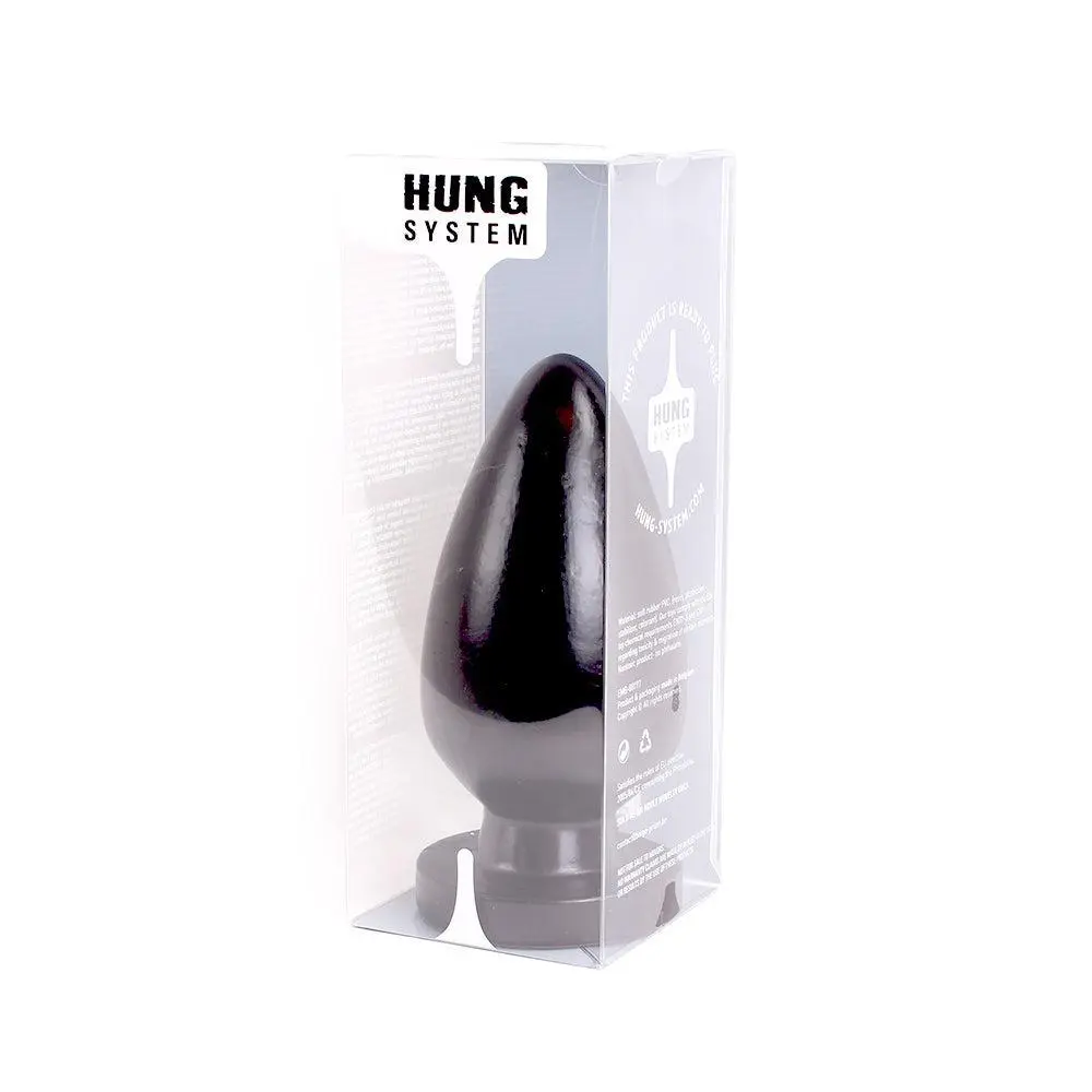 HUNG System - Buttplug Egg 21,5 Cm - Zwart 2 HUNG System - Buttplug Egg 21,5 Cm - Zwart - Afbeelding 2