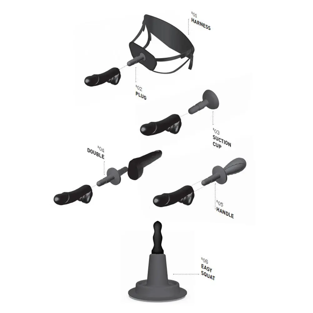 HUNG System - Buttplug Egg 21,5 Cm - Zwart 4 HUNG System - Buttplug Egg 21,5 Cm - Zwart - Afbeelding 4