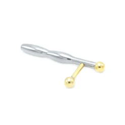 Kiotos Steel Holle Penis Stick Steel & Gold -Cock & Ball Toys winkel Holle Penis Stick Steel Gold 3