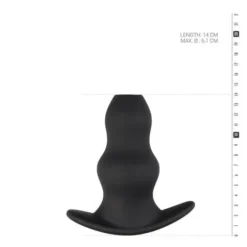 Sinner Gear Holle Siliconen Buttplug - Medium -Cock & Ball Toys winkel Holle Siliconen Buttplug medium 4