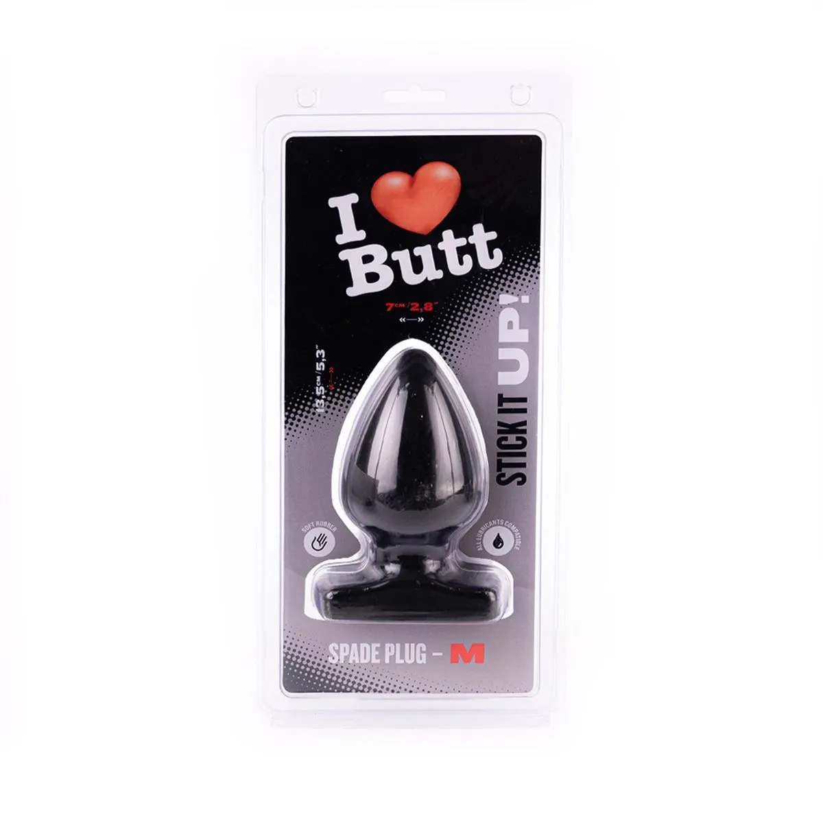 I Love Butt I ♥ Butt - Bolvormige Buttplug - M - Zwart 5 I Love Butt I ♥ Butt - Bolvormige Buttplug - M - Zwart - Afbeelding 5