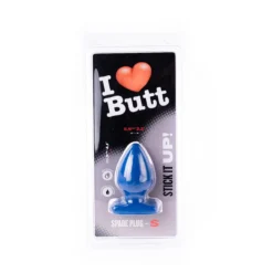 I Love Butt I ♥ Butt - Bolvormige Buttplug - S - Blauw 10 I Love Butt I ♥ Butt - Bolvormige Buttplug - S - Blauw -Cock & Ball Toys winkel I Butt Bolvormige Buttplug S blauw 5