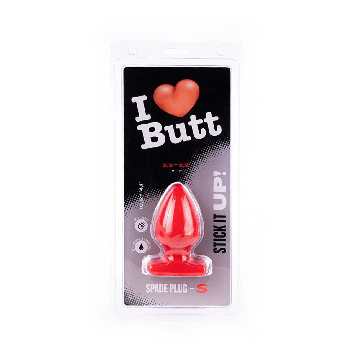 I Love Butt I ♥ Butt - Bolvormige Buttplug - Rood 5 I Love Butt I ♥ Butt - Bolvormige Buttplug - Rood - Afbeelding 5