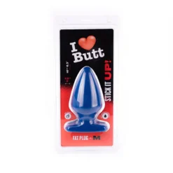 I Love Butt I ♥ Butt - Dikke Buttplug - M - Blauw -Cock & Ball Toys winkel I Butt Dikke Buttplug M blauw 5