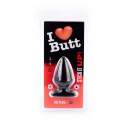 I Love Butt I ♥ Butt - Dikke Buttplug - S - Zwart -Cock & Ball Toys winkel I Butt Dikke Buttplug S zwart 5