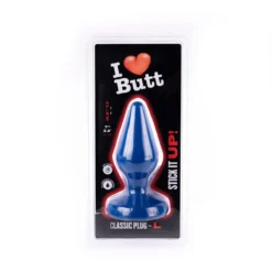 I Love Butt I ♥ Butt - Klassieke Buttplug - L - Blauw -Cock & Ball Toys winkel I Butt Klassieke Buttplug L blauw 5