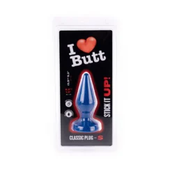 I Love Butt I ♥ Butt - Klassieke Buttplug - S - Blauw -Cock & Ball Toys winkel I Butt Klassieke Buttplug S blauw 5