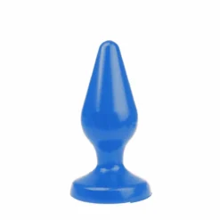 I Love Butt I ♥ Butt - Klassieke Buttplug - XL - Blauw