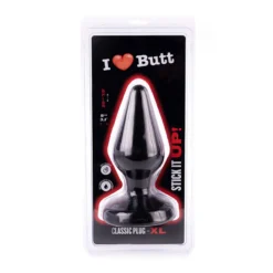 I Love Butt I ♥ Butt - Klassieke Buttplug - XL - Zwart -Cock & Ball Toys winkel I Butt Klassieke Buttplug XL zwart 5