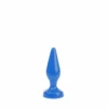 I Love Butt I ♥ Butt - Klassieke Buttplug - XS - Blauw
