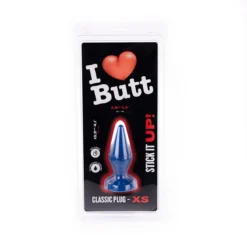 I Love Butt I ♥ Butt - Klassieke Buttplug - XS - Blauw -Cock & Ball Toys winkel I Butt Klassieke Buttplug XS blauw 5