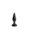I Love Butt I ♥ Butt - Klassieke Buttplug - XS - Zwart