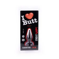 I Love Butt I ♥ Butt - Klassieke Buttplug - XS - Zwart -Cock & Ball Toys winkel I Butt Klassieke Buttplug XS zwart 5