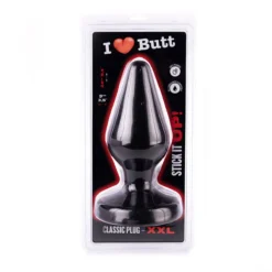 I Love Butt I ♥ Butt - Klassieke Buttplug - XXL - Zwart 10 I Love Butt I ♥ Butt - Klassieke Buttplug - XXL - Zwart -Cock & Ball Toys winkel I Butt Klassieke Buttplug XXL zwart 5