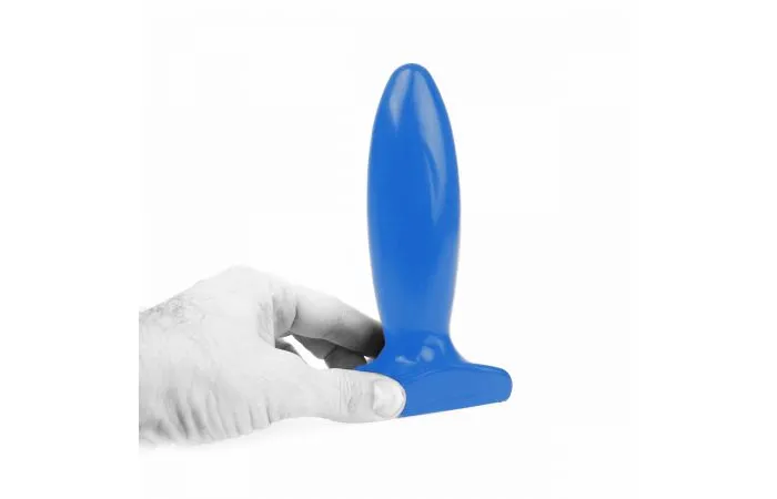 I Love Butt I ♥ Butt - Slanke Buttplug - L - Blauw 2 I Love Butt I ♥ Butt - Slanke Buttplug - L - Blauw - Afbeelding 2
