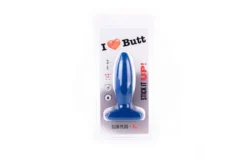 I Love Butt I ♥ Butt - Slanke Buttplug - L - Blauw 10 I Love Butt I ♥ Butt - Slanke Buttplug - L - Blauw -Cock & Ball Toys winkel I Butt Slanke Buttplug L blauw 5