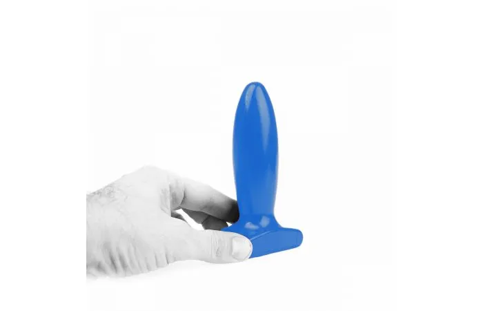 I Love Butt I ♥ Butt - Slanke Buttplug - M - Blauw 2 I Love Butt I ♥ Butt - Slanke Buttplug - M - Blauw - Afbeelding 2
