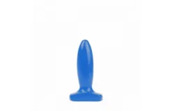I Love Butt I ♥ Butt - Slanke Buttplug - M - Blauw