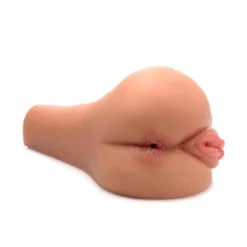 O-products Juicy Wet Look Masturbator Sidesaddle Mia - Medium Huidskleur