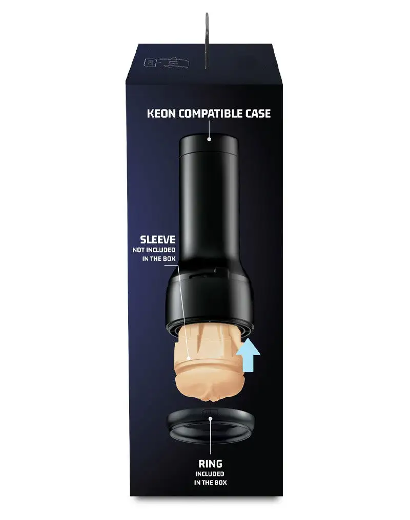 Kiiroo - Stroker Case (zonder Sleeve) - Zwart - Accessoire Voor De KEON Masturbator 1 Kiiroo - Stroker Case (zonder Sleeve) - Zwart - Accessoire Voor De KEON Masturbator