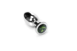 Kiotos Steel Kiotos Buttplug RVS Met Groen Kristal