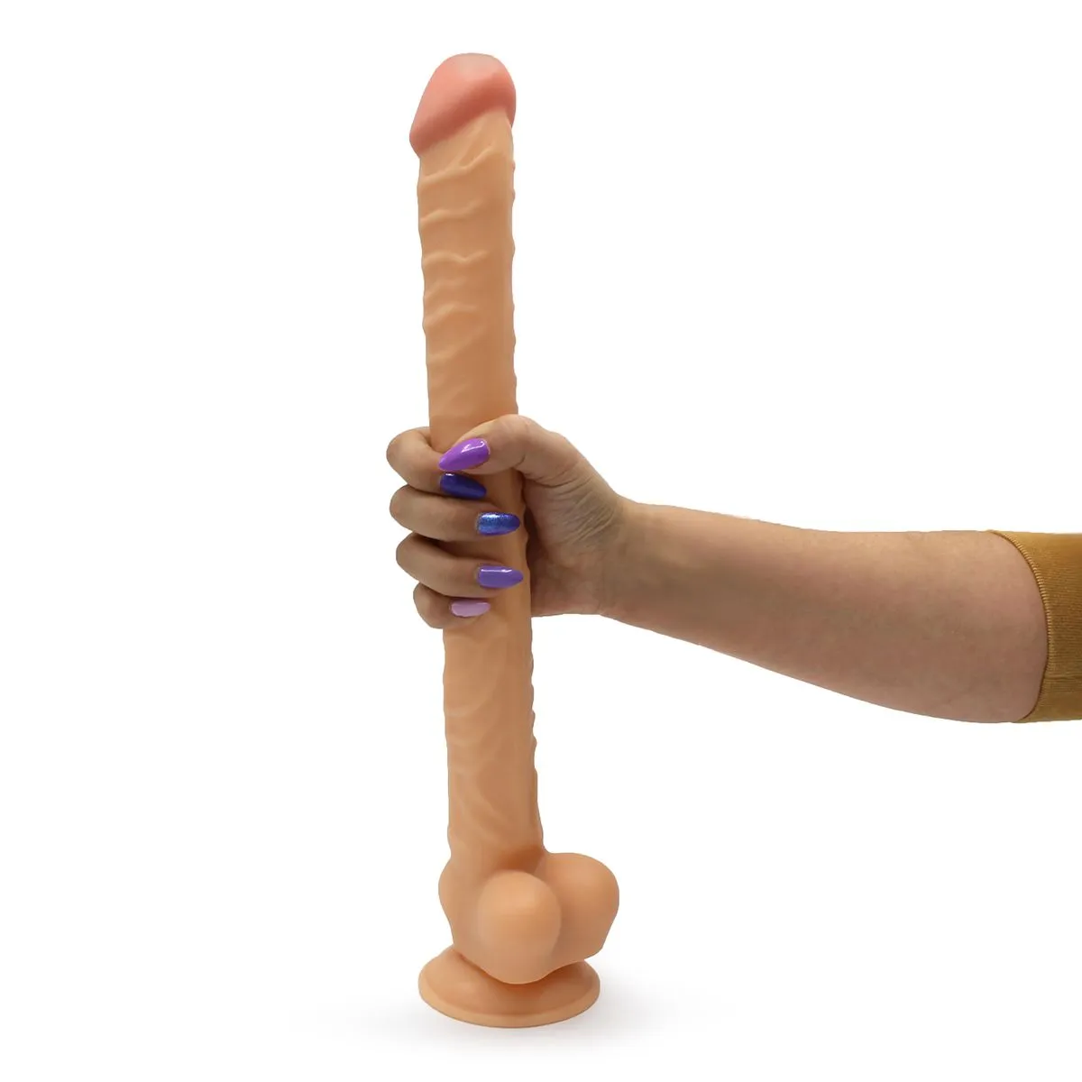 Kiotos Cox - Mega Dildo XXL 40 X 3.7 Cm - Lichte Huidskleur 3 Kiotos Cox - Mega Dildo XXL 40 X 3.7 Cm - Lichte Huidskleur - Afbeelding 3