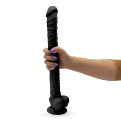 Kiotos Cox - Mega Dildo XXL 40 X 3.7 Cm - Zwart -Cock & Ball Toys winkel Kiotos Cox MEGA Dildo XXL 40 x 3 7 cm zwart 3