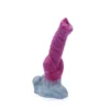 Kiotos Monstar - Anaal Dildo Beast 42 - 25.5 X 4.8 Cm - Wit/Rood/Grijs