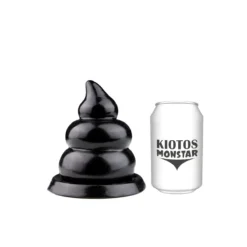 Kiotos Monstar - Buttplug BASTIAN 13.5 X 8 Cm - Zwart