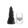 Kiotos Monstar - Buttplug BUBBLES 16 X 6,5 Cm - Zwart